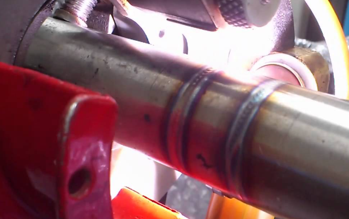 Orbital tube welding